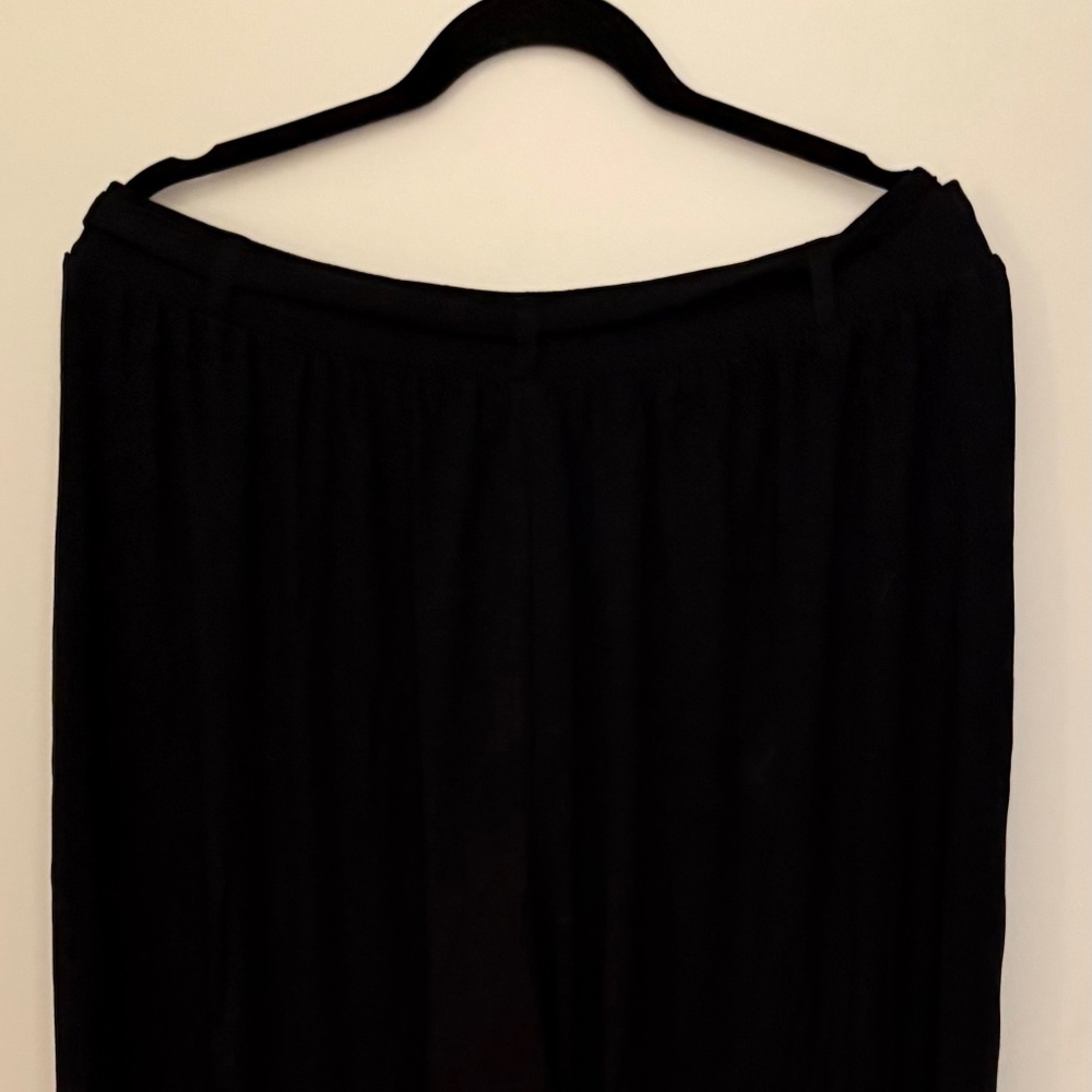 ASOS Curve High Waist Tie belt pants